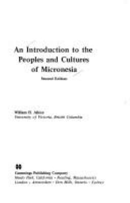 An introduction to the peoples and cultures of Micronesia