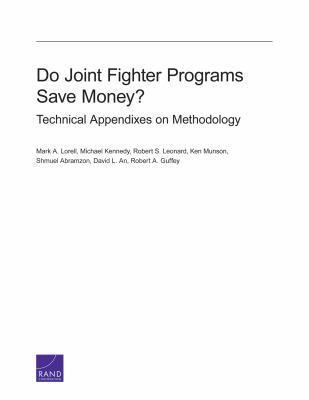 Do joint fighter programs save money? : technical appendixes on methodology