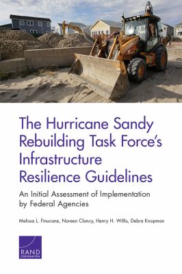 The Hurricane Sandy Rebuilding Task Force's infrastructure resilience guidelines : an initial assessment of implementation by federal agencies