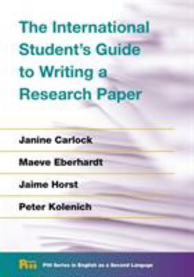 The international student's guide to writing a research paper