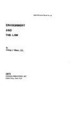 Environment and the law