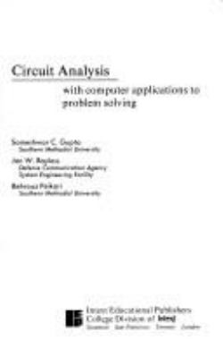 Circuit analysis with computer applications to problem solving