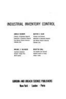 Industrial inventory control Arnold Reisman