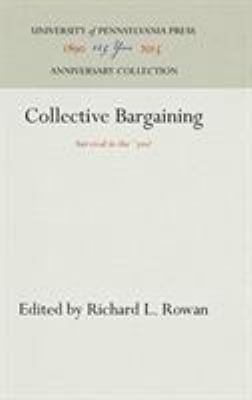 Collective bargaining : survival in the '70's? : proceedings of a conference