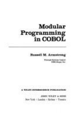 Modular programming in COBOL