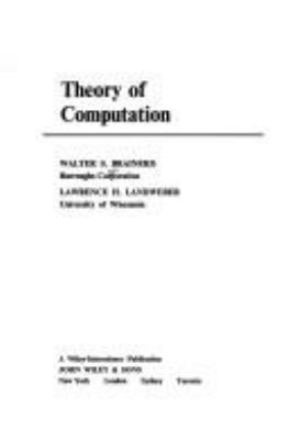 Theory of computation