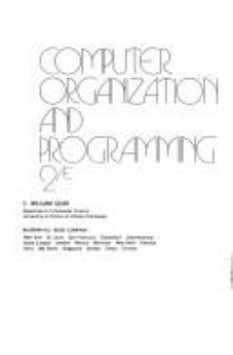 Computer organization and programming