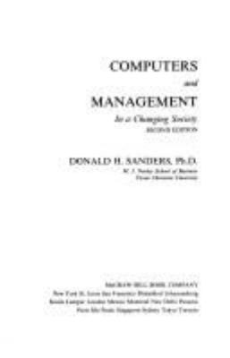 Computers and management in a changing society