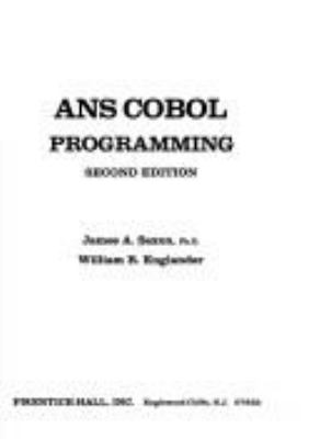 ANS COBOL programming /James A. Saxon, William R. Englander.