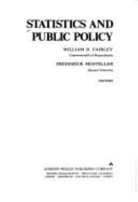 Statistics and public policy