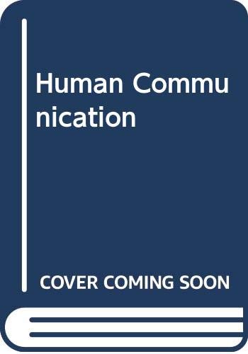 Human communication /Michael Burgoon, Michael Ruffner.