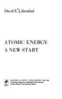 Atomic energy, a new start