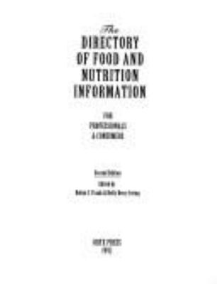 Directory of food and nutrition information for professionals and consumers