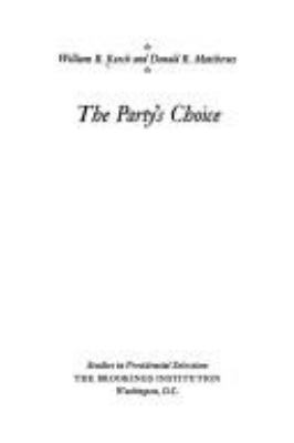 The party's choice