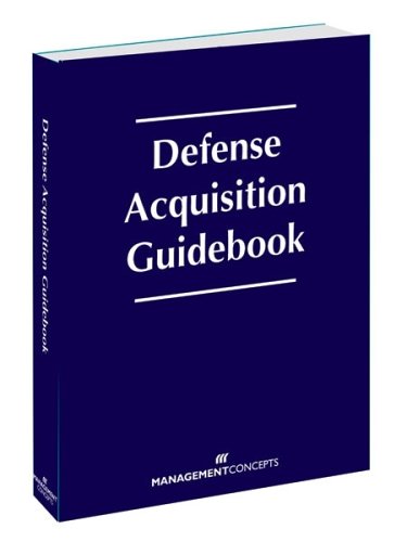 Defense acquisition guidebook