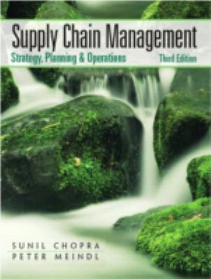 Supply chain management : strategy, planning, and operation