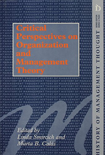 Critical perspectives on organization and management theory