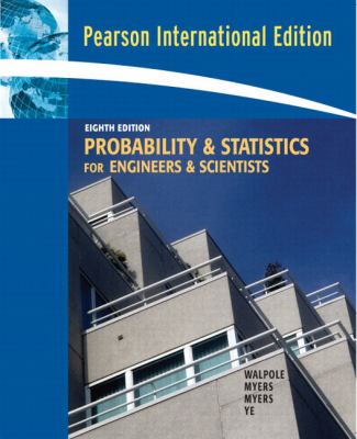 Probability & statistics for engineers & scientists