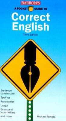 Barron's a pocket guide to correct English