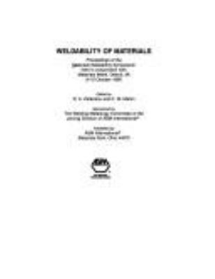 Weldability of materials : proceedings of the Materials Weldability Symposium held in conjunction with Materials Week, Detroit, MI, 8-12 October 1990