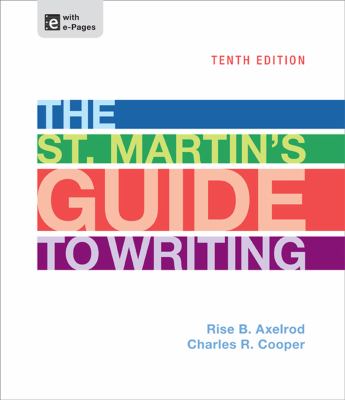 The St. Martin's guide to writing