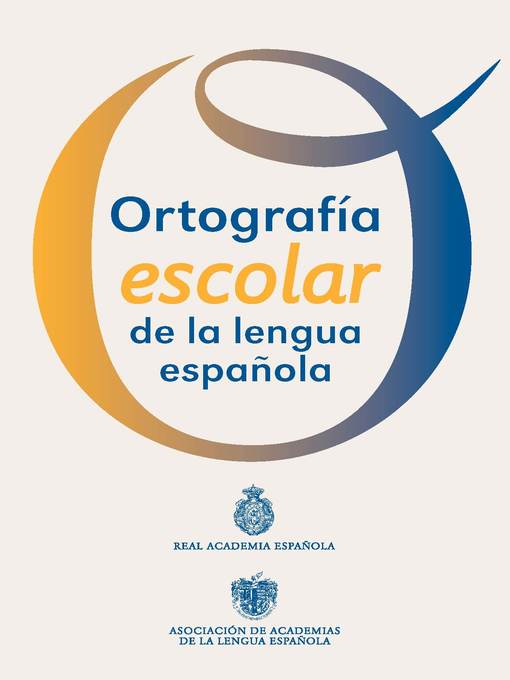 Ortografía escolar de la lengua española : Cartilla