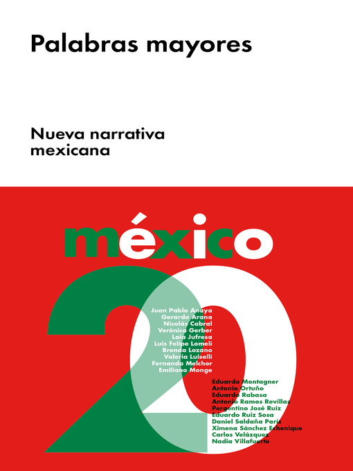 Palabras mayores : Nueva narrativa mexicana