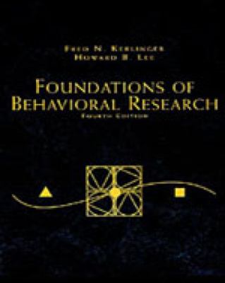 Foundations of behavioral research