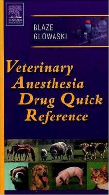 Veterinary anesthesia drug quick reference