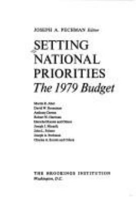 Setting national priorities : the 1979 budget
