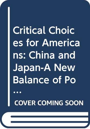 CHINA & JAPAN : A NEW BALANCE OF POWER