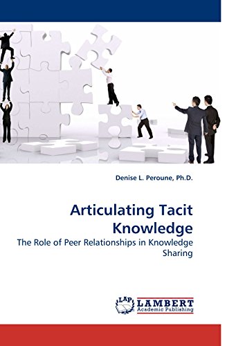 Articulating tacit knowledge : the role of peer relationships in knowledge sharing