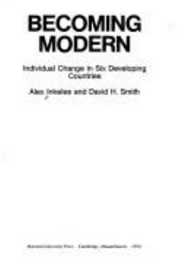 Becoming modern : individual change in six developing countries