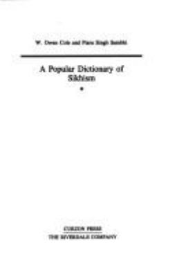 A POPULAR DICTIONARY OF SIKHISM