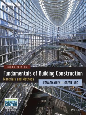 Fundamentals of building construction : materials and methods