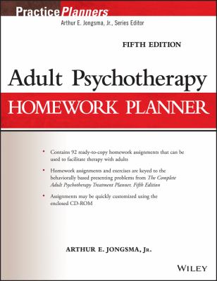 Adult psychotherapy homework planner