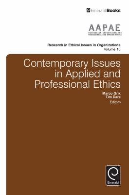 Contemporary issues in applied and professional ethics