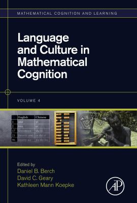 Language and culture in mathematical cognition