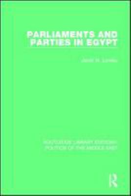 Parliaments and parties in Egypt