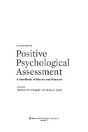 Positive psychological assessment : a handbook of models and measures