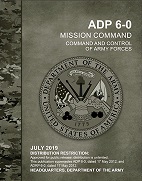 Mission command : command and control of Army forces. ADP 6-0.