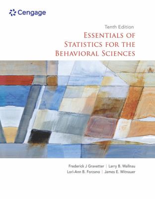 Essentials of statistics for the behavioral sciences