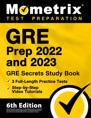 GRE prep 2022 and 2023 : GRE secrets study book.
