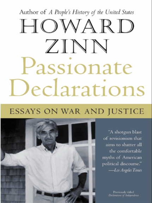 Passionate Declarations : Essays on War and Justice