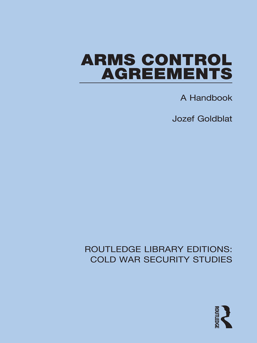 Arms Control Agreements : A Handbook