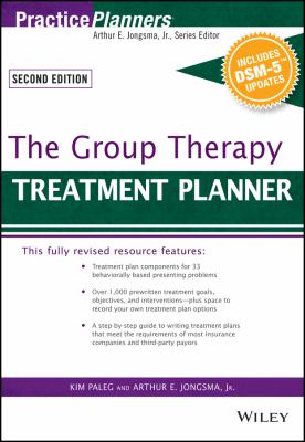 The group therapy treatment planner, with DSM-5 updates