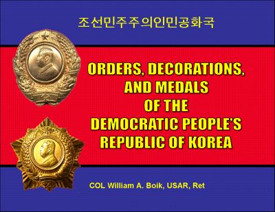 Orders, decorations, and medals of the Democratic People's Republic of Korea