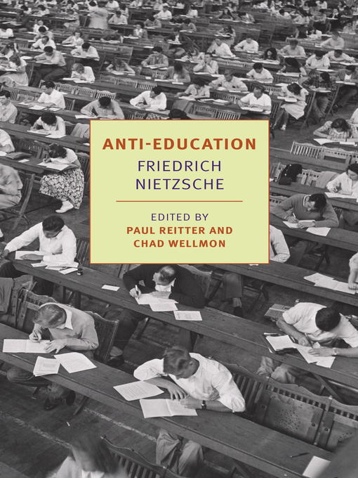 Anti-Education : On the Future of Our Educational Institutions