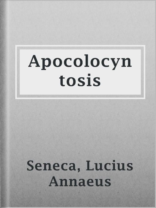 Apocolocyntosis