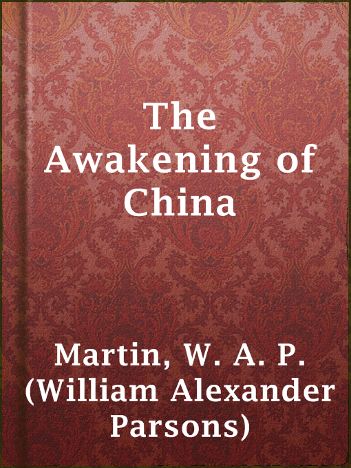 The Awakening of China